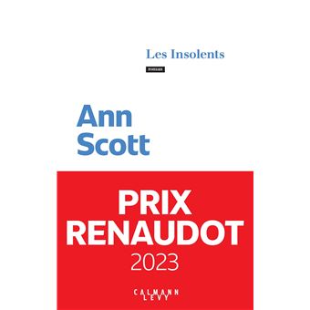 RENAUDOT Les Insolents Prix Renaudot 2023
